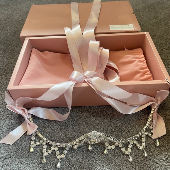 Princess Boudoir Ribbon Harness by Stonehart - Selkie - NWT - Picture 3 of 10